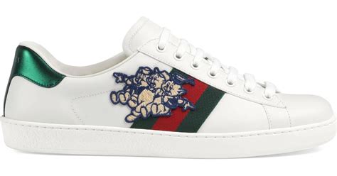 gucci ace three little pigs|Gucci flying pig.